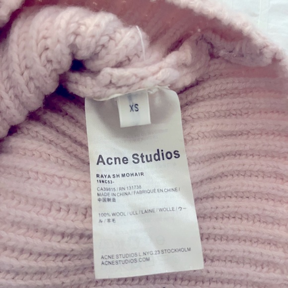 Acne Studios Deborah Wool Chunky Knit Pink - Picture 3 of 5